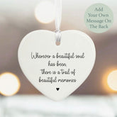 personalised-porcelain-hanging-heart-in-our-hearts-you-will-stay|UV6199|Luck and Luck| 1